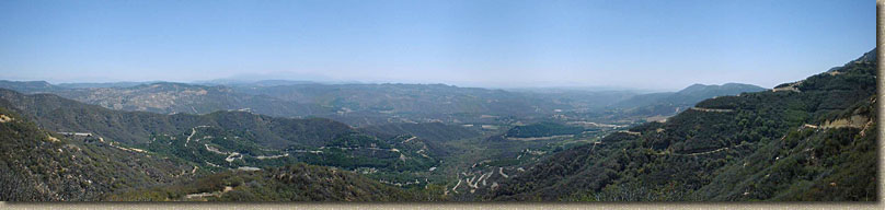 View of Del Luz the Tenaja Truck Trail (118K)